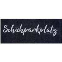 Floordirekt Fußmatte Varo, Waschbare Schuhmatte mit Schuhparkplatz, rutschhemmend, Schuhparkplatz für bis zu 4 Paar Schuhe