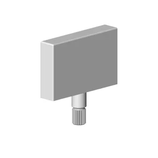 Dornbracht Griff Ersatzteile 092078007 50 x 50 x 10 mm Messing gebürstet (23kt Gold) 092078007-28