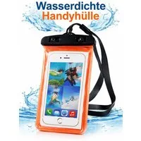 Illes-Laedchen Handyhülle wasserdichte Handyhülle Smartphone Schutzbeutel Handytasche, Universal - IPX8 - 7 Farben zur Auswahl - bis 6,7 Zoll Smartphonegröße