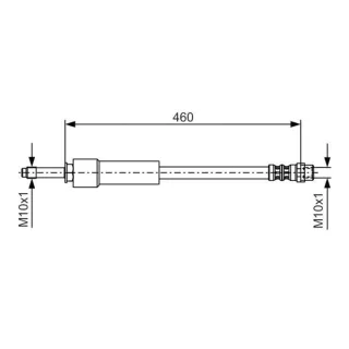 Bosch Bremsschlauch vorne Mercedes Sprinter 1987476297