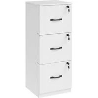 VASAGLE Aktenschrank Büroschrank, Druckerständer, mit 3 Schlösser, verstellbare Hängestange
