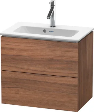 Duravit L-Cube Waschtischunterbau wandhängend Nussbaum Matt 620x391x550 mm - LC625607979 LC625607979