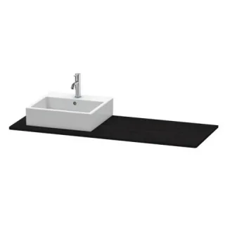 Duravit XSquare Konsole Eiche Schwarz Matt 1400x550x16 mm - XS060GL1616 XS060GL1616