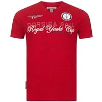 Geographical Norway Kurzarmshirt Geographical Norway T-Shirt Herren Shirt Hemd Sommer Baumwolle Print