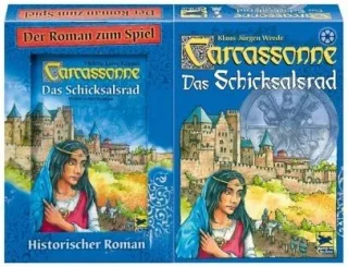 Carcassonne: Schicksalsrad [Buch + Spiel] - Schmidt Spiele 48195