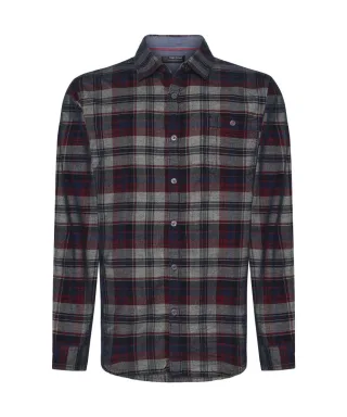 timezone - Corduroy Check Shirt red dahlia check - Gr. - L
