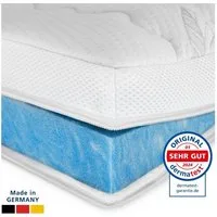 AM Qualitätsmatratzen, Topper Premium Gelschaum-Topper, Memory Foam, 6 cm hoch, 80x200 cm