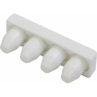 GARDINIA Gardinenstangen-Endstück Endstück 1-läufig, (2-St), Serie Aluminium-Vorhangschiene 1-läufig