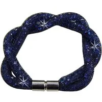 Trachtenland Armband Stardust Armband zweireihig gedreht Blau