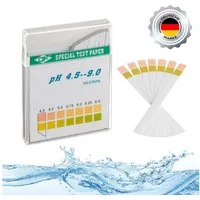 ECENCE Pool-Wassertest pH wert Teststreifen 100 Stück ph 4,5 - 9
