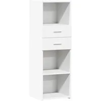 vidaXL Highboard Highboard Weiß 40x42,5x124 cm Holzwerkstoff (1 St)