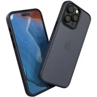 EAZY CASE Handyhülle Outdoor Case für Apple iPhone 14 Pro Max 6,7 Zoll, Hülle kompatibel mit Qi & Magsafe Robust Back Cover Blau / Nachtblau