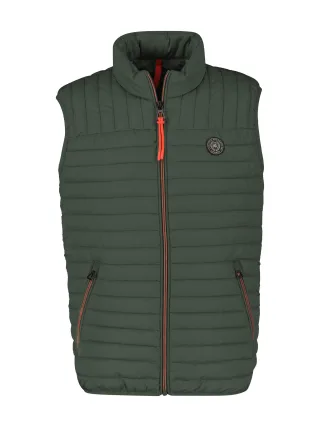 LERROS - WESTE KONFEKTION mineral green melange - Gr. - M