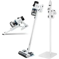 Medion® Stielstaubsauger, 400 W, beutellos, LED-Touch-Displ., Einstell. Saugleistung (Eco/Auto/Max)