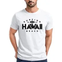 Neverless Print-Shirt Herren T-Shirt Hawaii Surfing Sommer Sonne Strand Beach Fashion mit Print