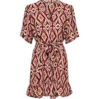 ONLY Minikleid ONLANTONIA MIKASI S/S SHORT DRESS WVN Viskosemischung