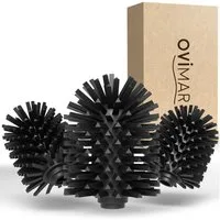 ovimar WC-Reinigungsbürste Vejro, (1-tlg), aus Edelstahl in Schwarz zur