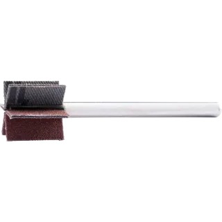 PFERD TOOLS Korund Fächerschleifer F Ø 20x20mm Schaft-Ø 6 mm Länge 60 mm Lamellen 6x2 Lamellen A120 - 44403252
