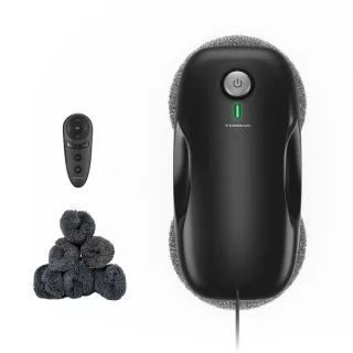 [EU Direct] Tosima W2 Variable Frequency Window Cleaner Robot, Variable Suction + Intelligent Edge Prevention + Japanese