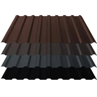 Trapezblech T20+ | Dach | 0,50 mm | Stahl | 35 µm Mattpolyester