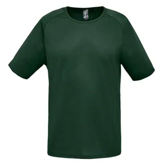 SOLS - "Sporty" T-Shirt für Herren Raglanärmel (Tannengrün)