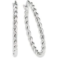 Bruno Banani Paar Creolen Schmuck Geschenk Silber 925 Ohrschmuck Ohrringe
