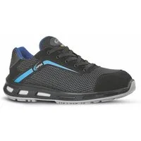 Lupos Lupos Ollie S1P SRC ESD, Sicherheitshalbschuhe Arbeitsschuh Gefertigt aus weichem Veloursleder mit atmungsaktiven Mesh-Einsätzen