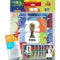 Panini Sammelkarte World Cup 2026 Sticker -1 Starter-Set #2 (Album inkl. 6 Packs)+ Hüllen