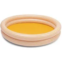 Swim Essentials Pool Swimming Pool 100 cm Yellow White Vertical Striped 100 x 15 cm, Swimmingpool Planschbecken