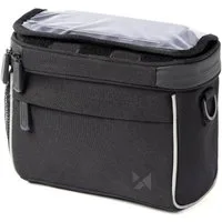 Wozinsky Fahrradtasche Wozinsky Fahrradlenkertasche Fahrrad-Umhängetasche Schwarz (WBHBB-01)