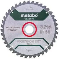 Kreissägeblatt "precision cut wood - classic", 216x30, Z40 WZ 5°neg. für halbstationäre Kreissägen