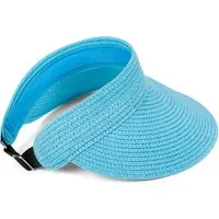 styleBREAKER Visor Papierstroh Visor Cap Einfarbig (1-St)
