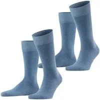FALKE Socken Happy 2-Pack Socken (2-Paar) Set aus 2 Paar Baumwollstrümpfen