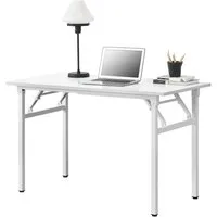neu.haus Klapptisch, »Alta« Schreibtisch höhenverstellbar 120x60 cm Weiß