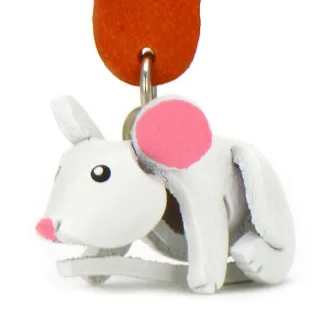 Maus Schl?sselanh?nger aus Leder
