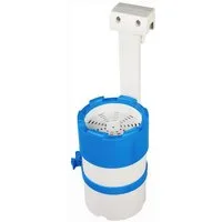 HAF Skimmer Azuro Skimmerfilter 2000 12V Pool Skimmer 2m³/h Pool Innenwand Filter (Einbau Skimmer für Pool Innenwand, Kartuschenfilter mit 2m³/h), Für Stahlwandbecken und Aufstellpools