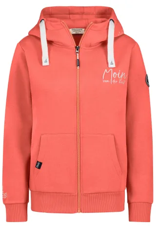 Authentic Style - RE9CIFN3ZWF0c2hpcnQgSmFja2U= real coral - Gr. - XL