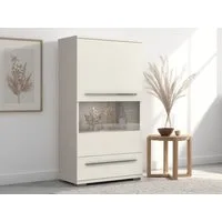 OTTO home Highboard Piano Vitrine (H/B/T): 123/69/40,2cm), UV lackiert, Soft-Close Funktion