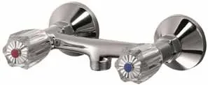 Kaja Classic Brausearmatur Brauseabgang, 3/4"in chrom Kronengriff, 26205-1-C 26205-1-C