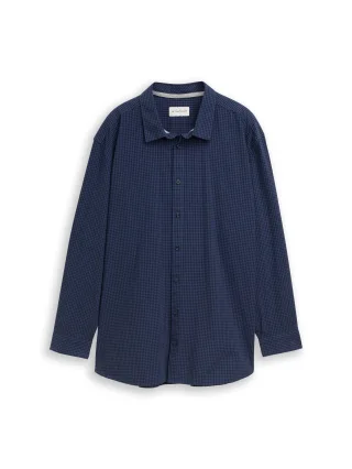 Tom Tailor - Plus Size - Kariertes Hemd blue vichy check - Gr. - 4XL