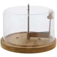 KESPER® Käsehobel Schokoladenhobel, Bambus, (1-St), mit Haube