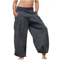 Leucht-Welten Pumphose Pumphose aus Baumwolle, Unisex, Nr. P1 Grau Baumwolle