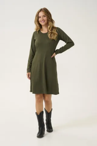 Kleid Feminine olive