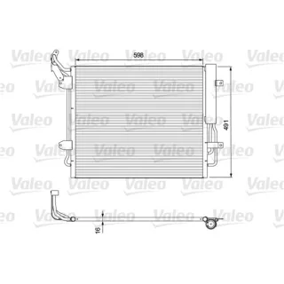 Valeo Klimakondensator Seat Alhambra VW Sharan