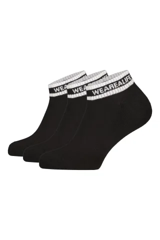 Alife & Kickin Socken "Herren 3 PACK - JohnnyAK" Spar-Set, kurze sportliche Socken mit Steifen, aus Baumwolle mit weichem Bund