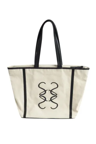 Smith&Soul - Lia Anagram Shopper Bag black - Gr. - One Size
