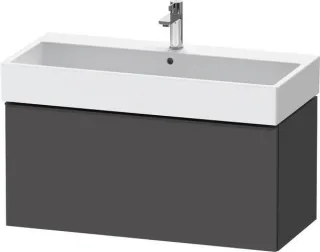 Duravit D-Neo Waschtischunterbau wandhängend Graphit Matt 984x442x440 mm - DE42740BD490000 DE42740BD490000