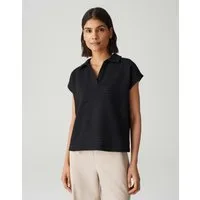 OPUS Poloshirt SOMONA Regular in Crochet Optik