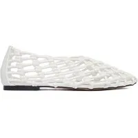 Badura Badura Damen Ballerinen Weiß Ballerina
