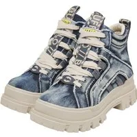 Buffalo Buffalo ASPHA NC MID - VEGAN DENIM Stiefel